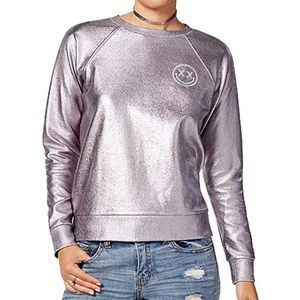Polly and Esther Metallic Foil Sweatshirt